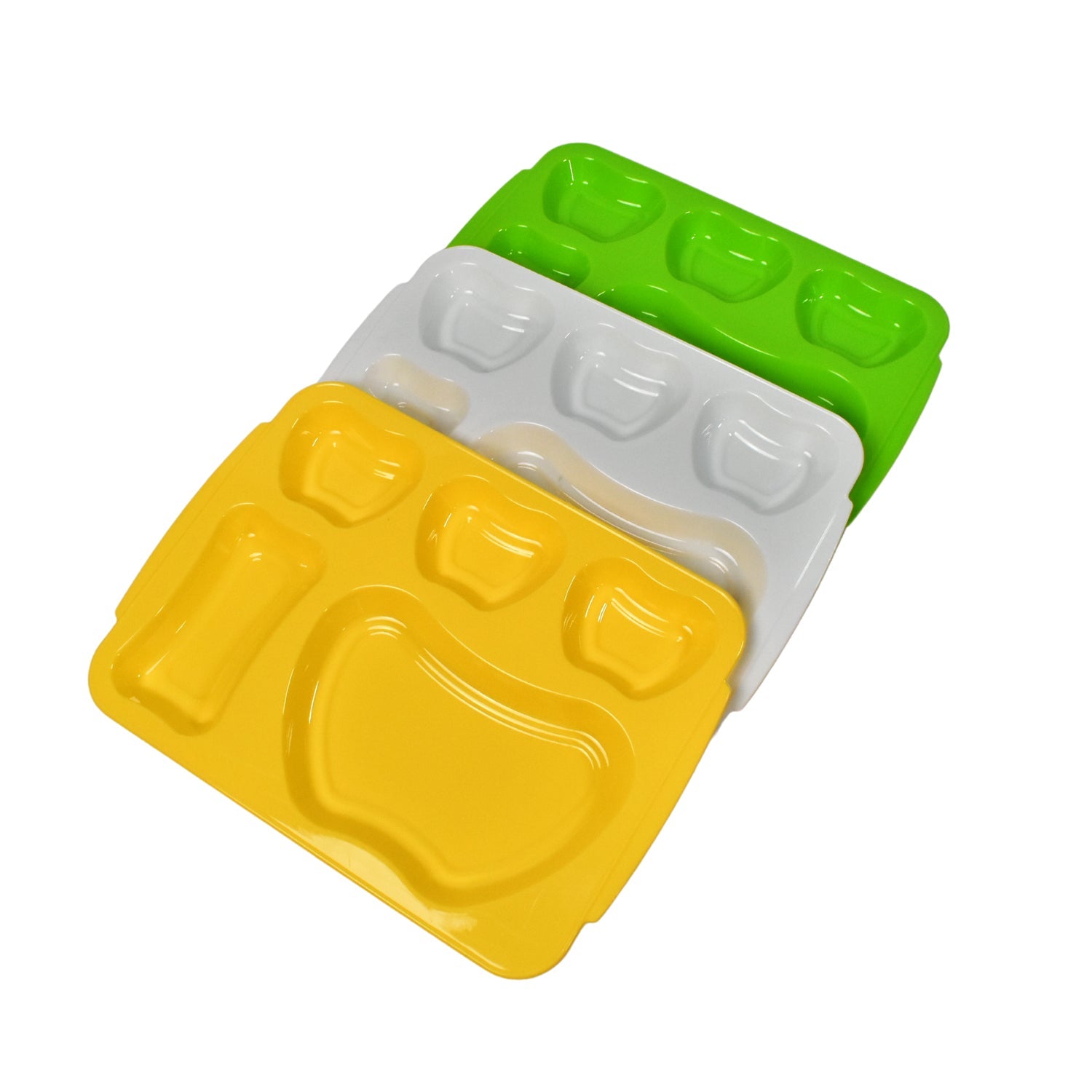 5363_plastic_food_plate_3pc DeoDap 5363_plastic_food_plate_3pc DeoDap
